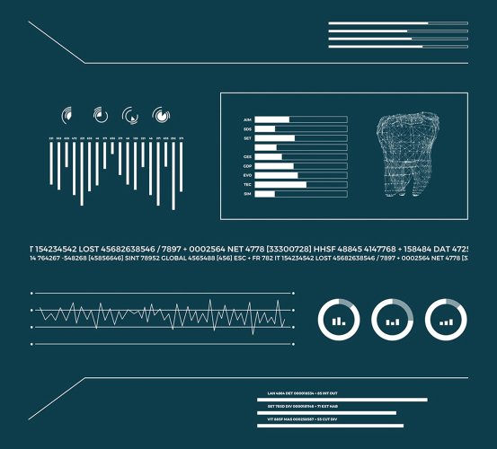 Dental infographic.