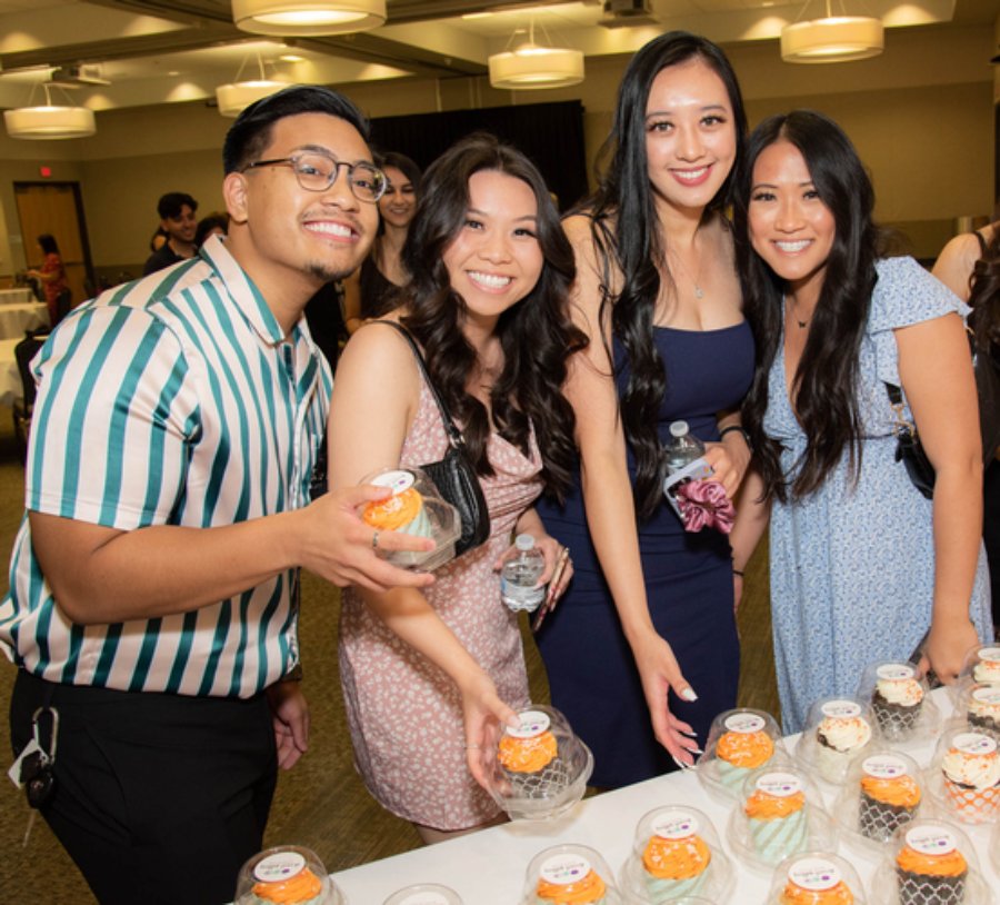 Dental hygiene students pose for a photo at the 2022 DH Awards on May 13.