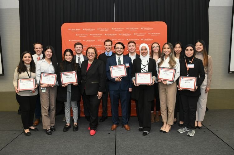 Award winners from the 13th Annual Student Research Showcase.