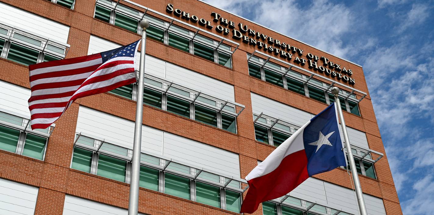 Exterior of UTHealth Houston School of Dentistry