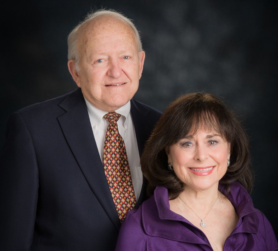 Dr. Bernard (left) and Gloria P. Katz