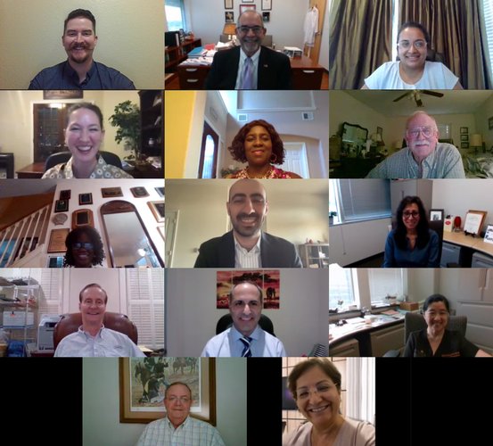 Dean’s Excellence Award winners for 2021 were recognized Tuesday, Sept. 7, during a virtual, evening event held via Cisco Webex. Faculty department chairs were also invited to attend.