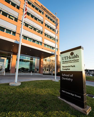 Exterior of UTHealth Houston School of Dentistry