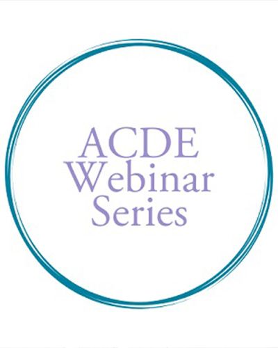 ACDE Webinar Series