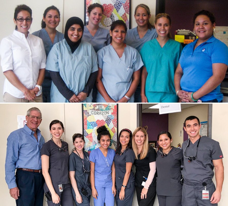The Hispanic Student Dental Association chapter from UTSD has been volunteering at El Centro de Corazon since 2010.