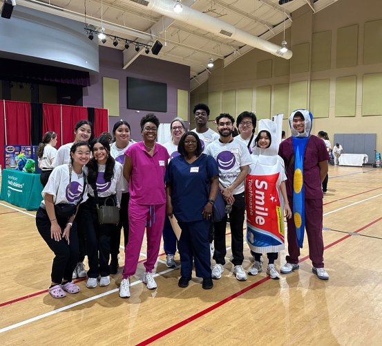 UTHealth Houston School of Dentistry volunteers at the Special Olympics Texas Summer Games in San Antonio.