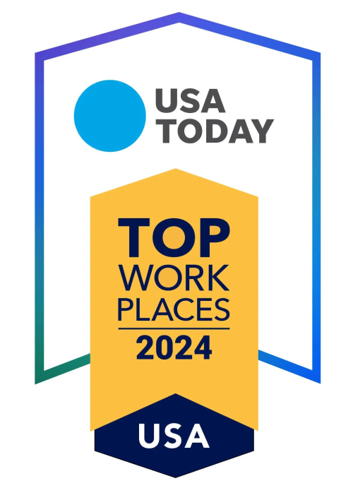 USA TODAY Top Workplaces 2024 badge