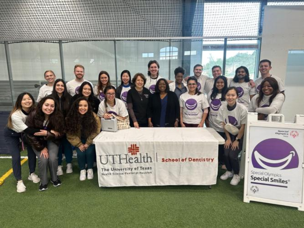 UTHealth Houston School of Dentistry volunteers at the Special Olympics Texas Winter Games in Bee Cave.