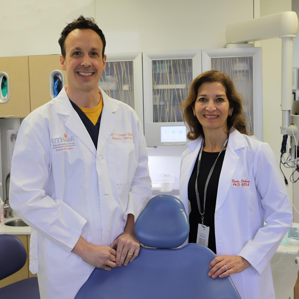 Associate Professor Brett Chiquet, DDS, PhD and Assistant Professor Deniz Dishman, PhD, CRNA, are studying adverse events following in-office sedation of pediatric dental patients and related risk factors.