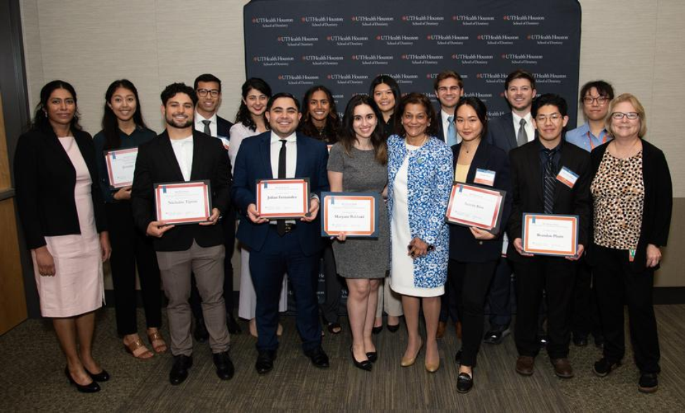 Award winners from the 12th Annual Student Research Showcase.