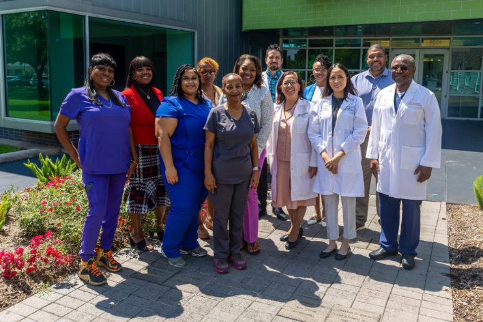 Staff from Harris County and physicians with McGovern Medical School at UTHealth Houston work together to provide care at Integrated Health Services for children in Harris County.